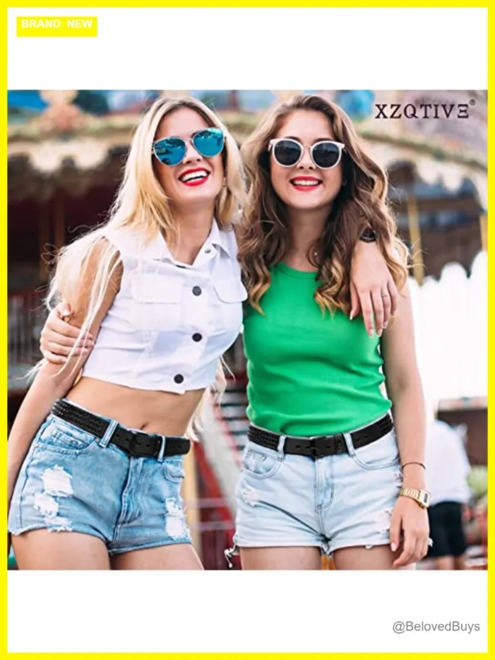 Punk Studded Belt Gothic Rivet Faux Leather Belt for Women Men